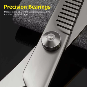 professional stainless steel thinning scissors – sharp edge hair cutting & styling shears | ironcure industries